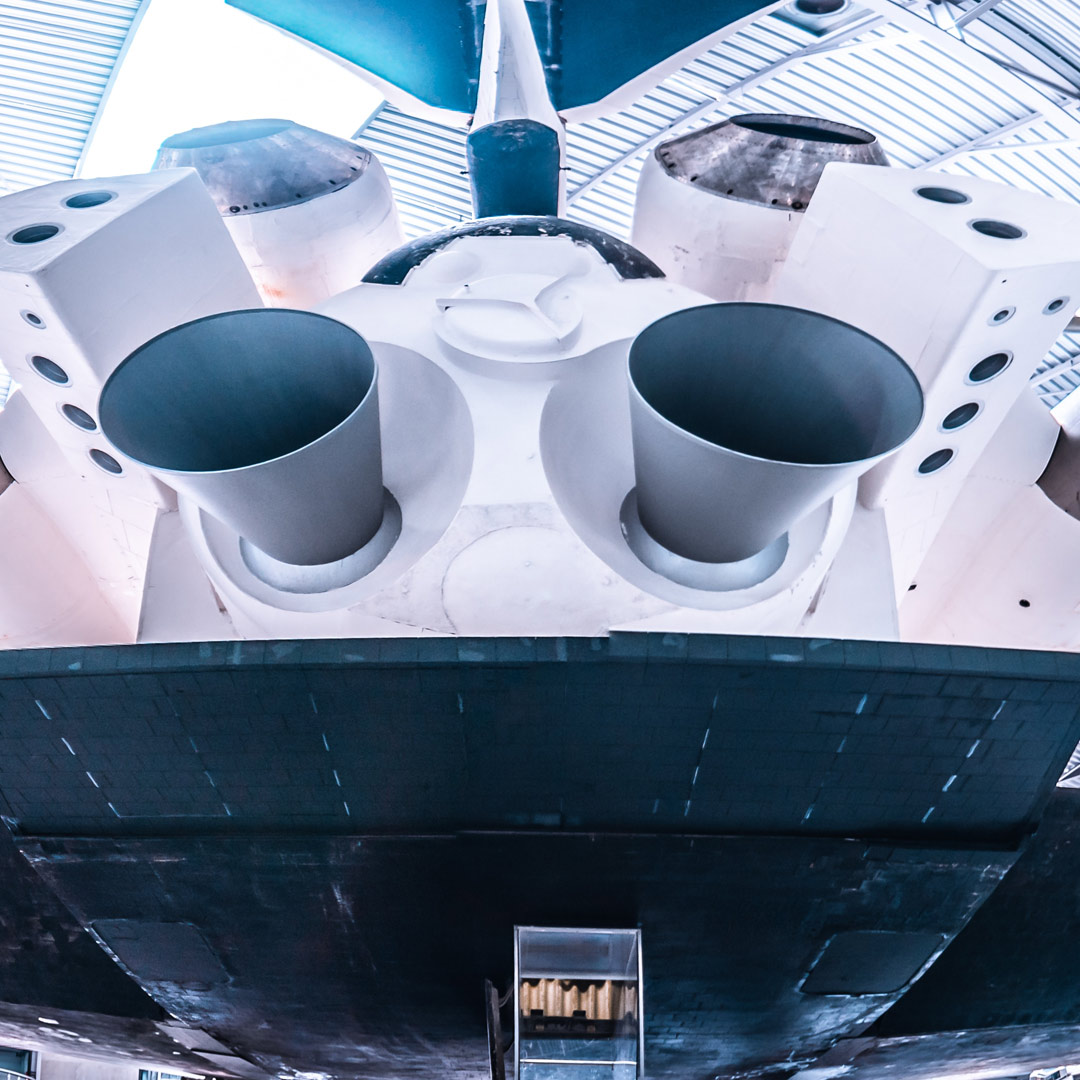 Photo of space shuttle