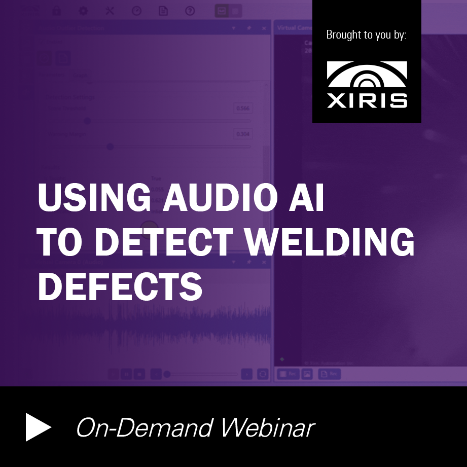 Using Audio AI to detect welding defects